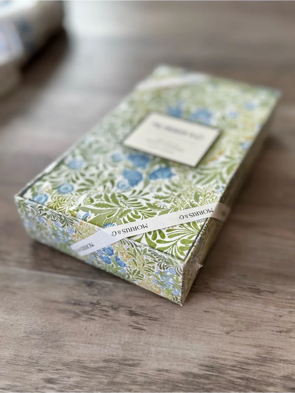 William Morris & Co Bower Powder Paper Guest Napkins Set of 32